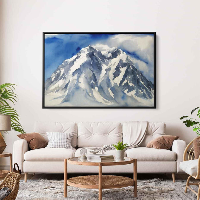 Watercolor Mount Everest #121 - Kanvah