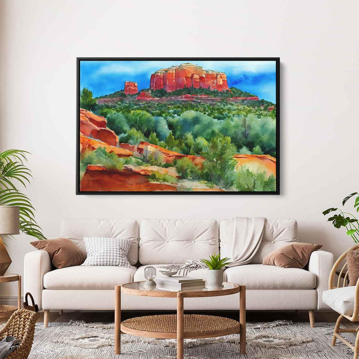 Watercolor Sedona Red Rocks #131 - Kanvah