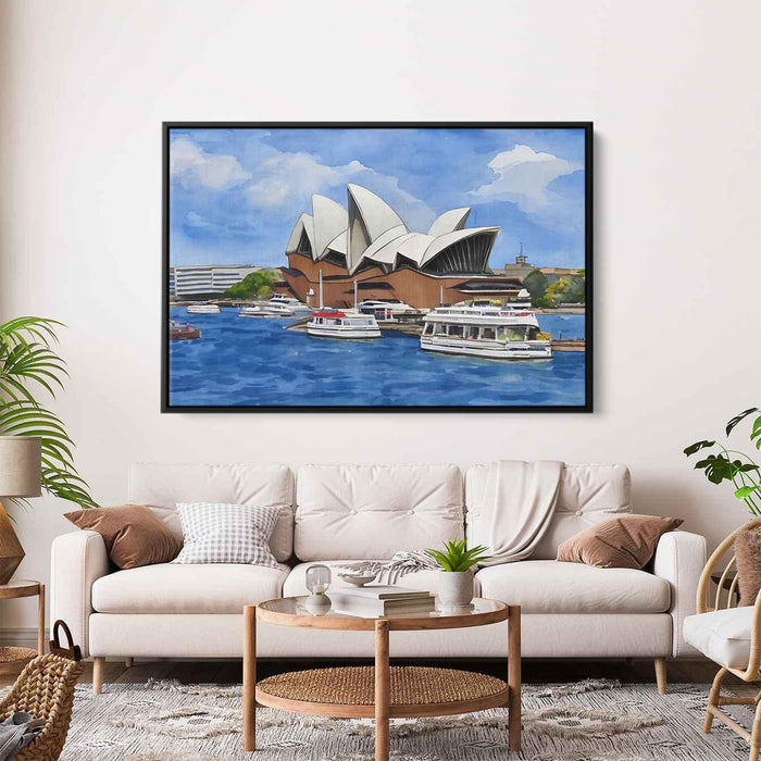 Watercolor Sydney Opera House #131 - Kanvah