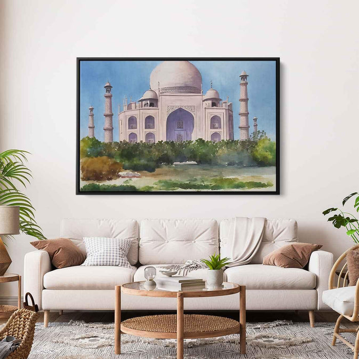 Watercolor Taj Mahal #131 - Kanvah