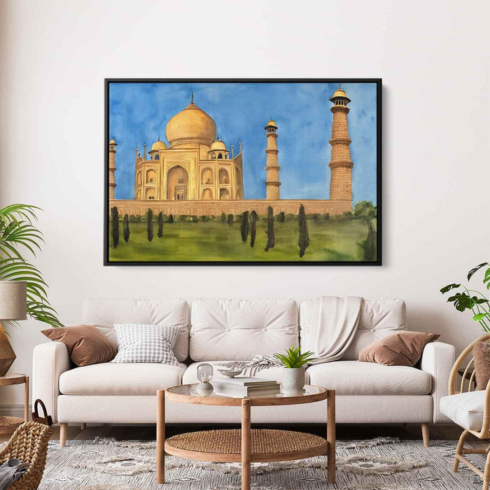 Watercolor Taj Mahal #132 - Kanvah