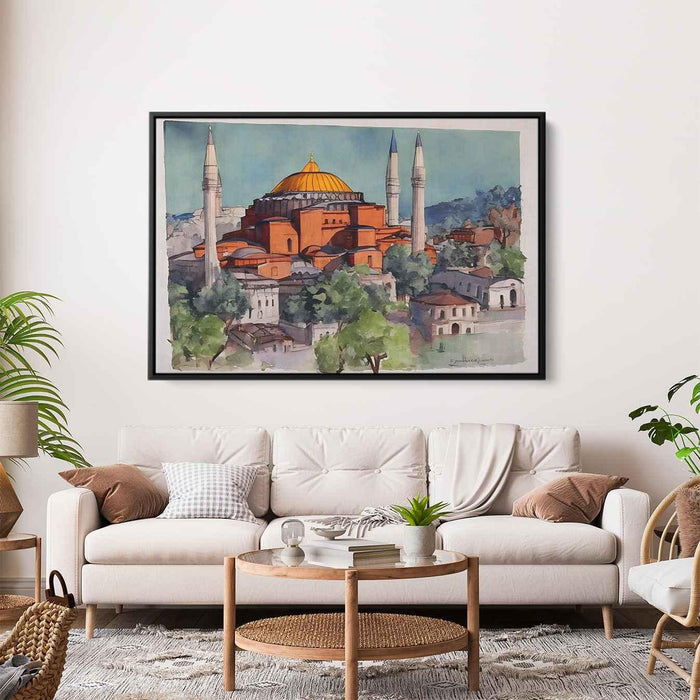 Watercolor Hagia Sophia #121 - Kanvah