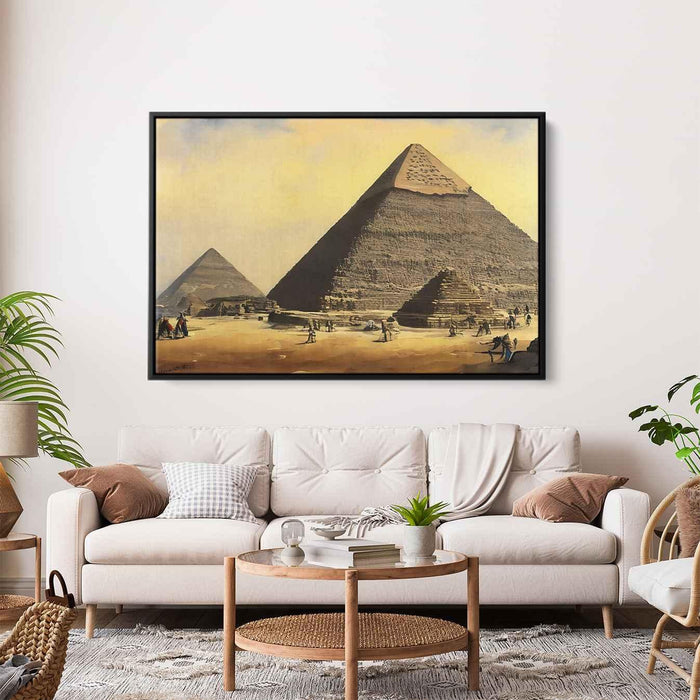 Watercolor Pyramids of Giza #121 - Kanvah