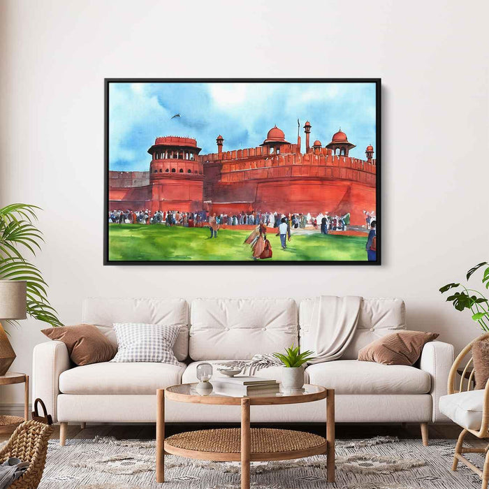 Watercolor Red Fort #101 - Kanvah