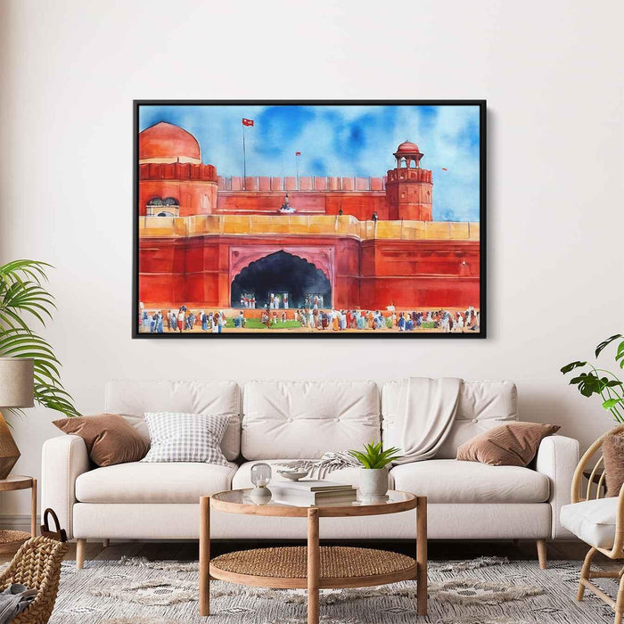 Watercolor Red Fort #121 - Kanvah