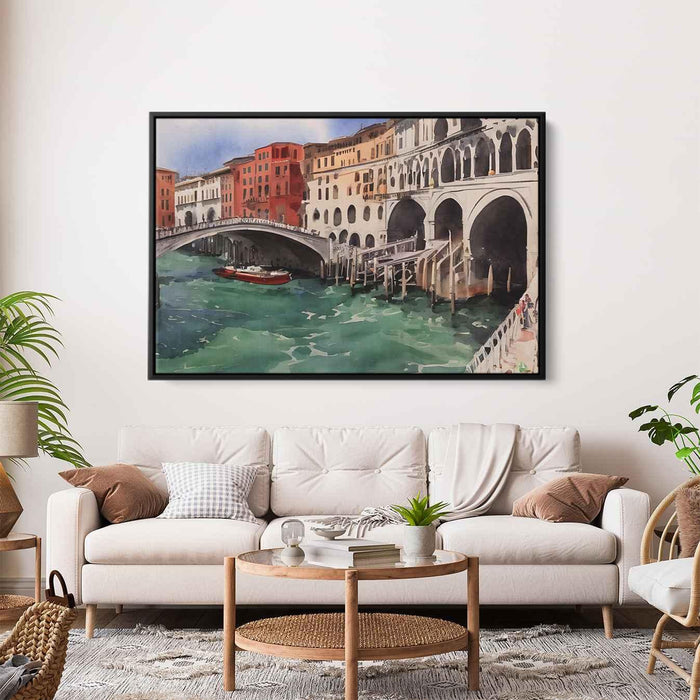 Watercolor Rialto Bridge #132 - Kanvah