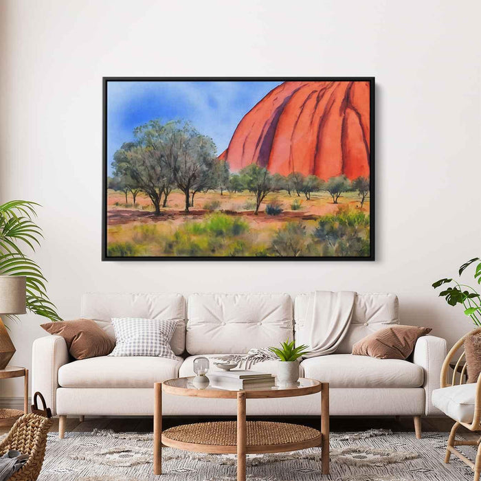 Watercolor Uluru #101 - Kanvah