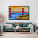 Abstract Golden Gate Bridge #107 - Kanvah