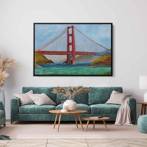 Abstract Golden Gate Bridge #134 - Kanvah