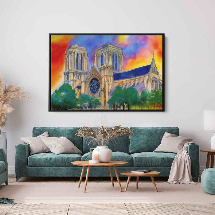 Abstract Notre Dame Cathedral #124 - Kanvah