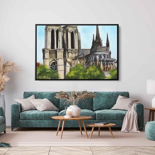 Abstract Notre Dame Cathedral #128 - Kanvah