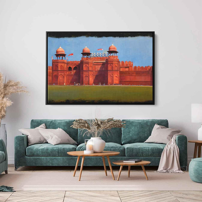 Abstract Red Fort #107 - Kanvah