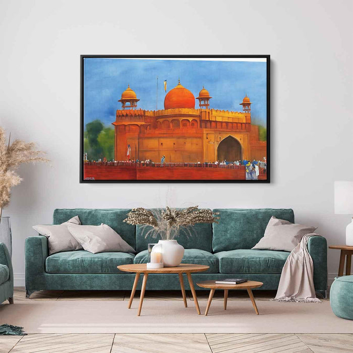 Abstract Red Fort #124 - Kanvah