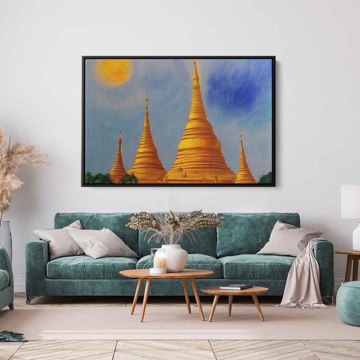 Abstract Shwedagon Pagoda #124 - Kanvah