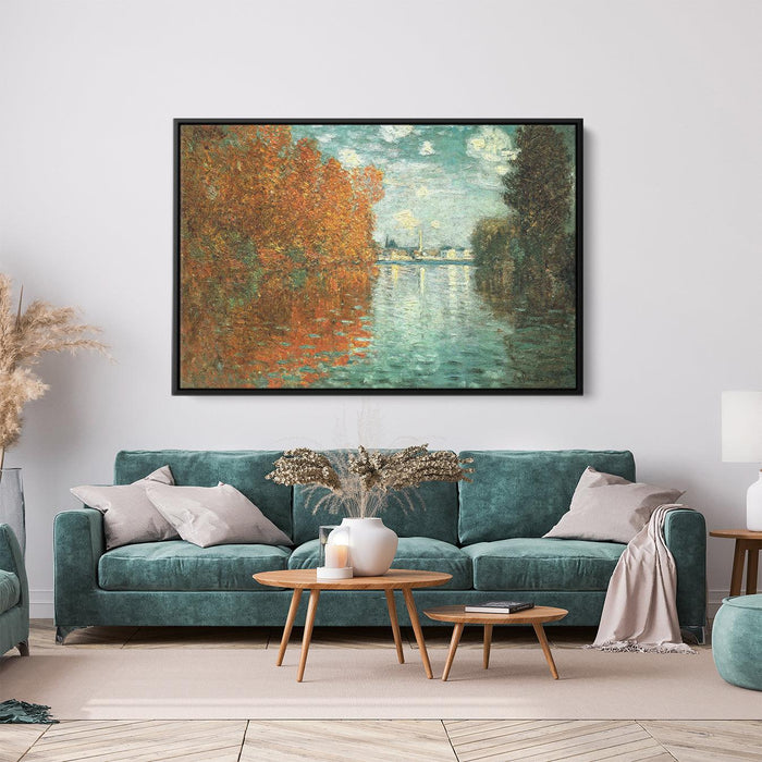 Autumn Effect at Argenteuil by Claude Monet - Canvas Artwork