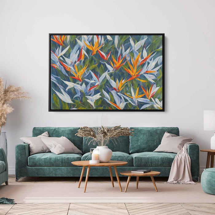 Contemporary Oil Birds of Paradise #118 - Kanvah