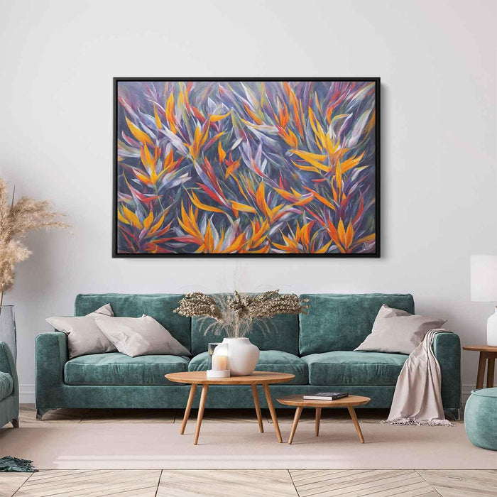 Contemporary Oil Birds of Paradise #124 - Kanvah