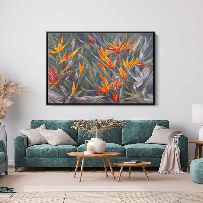 Contemporary Oil Birds of Paradise #135 - Kanvah