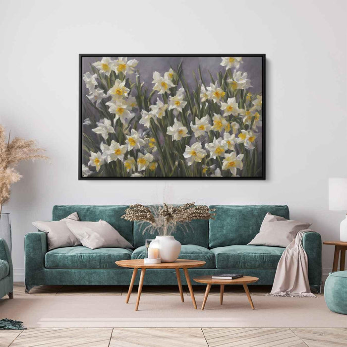 Contemporary Oil Daffodils #114 - Kanvah