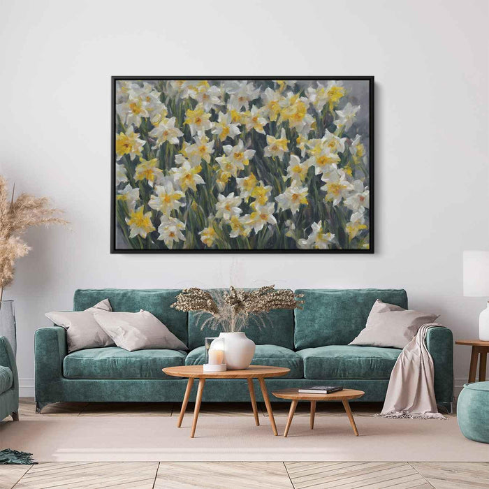 Contemporary Oil Daffodils #118 - Kanvah