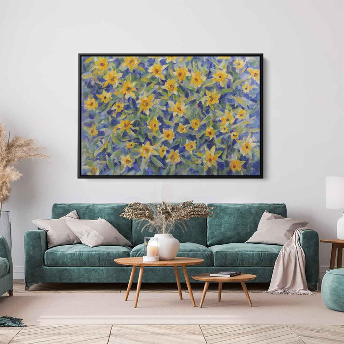 Cubist Oil Daffodils #114 - Kanvah