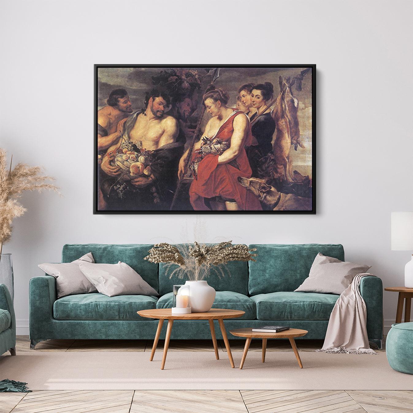 Number Painting for Adults Diana Presentig The Catch to Pan Painting by  Peter Paul Rubens Arts Craft for Home Wall Decor