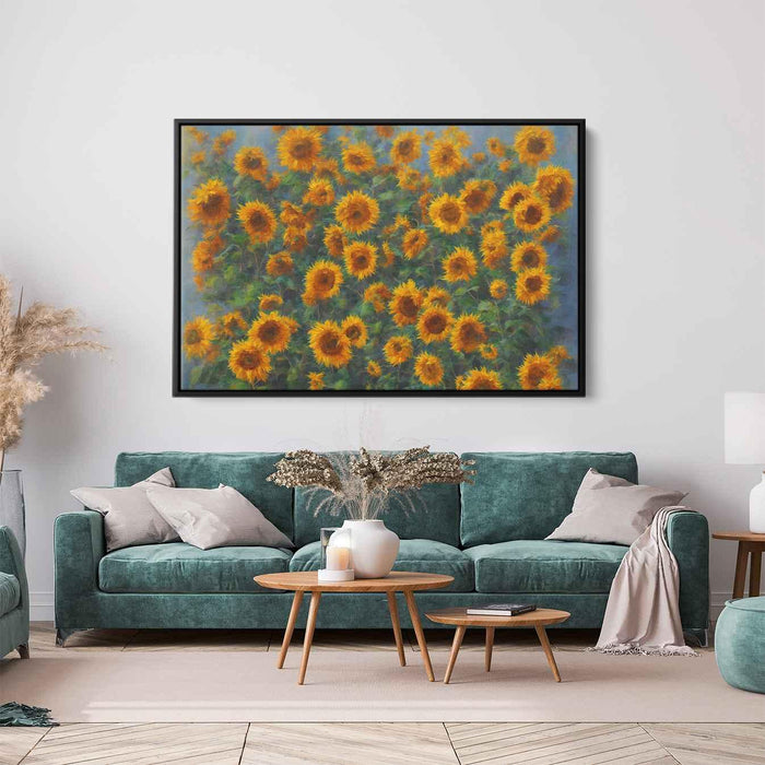 Enchanting Abstract Sunflowers #107 - Kanvah