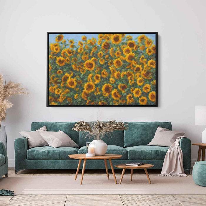 Enchanting Abstract Sunflowers #117 - Kanvah