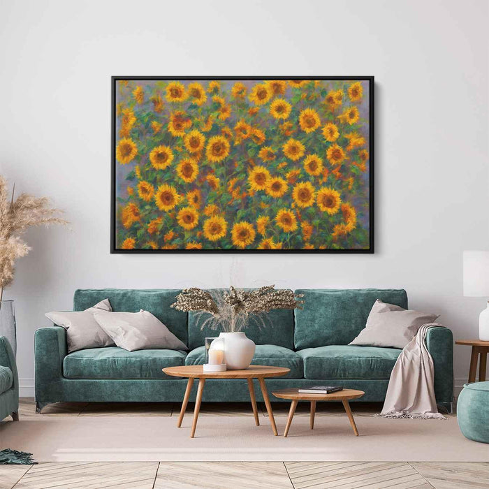 Enchanting Abstract Sunflowers #118 - Kanvah