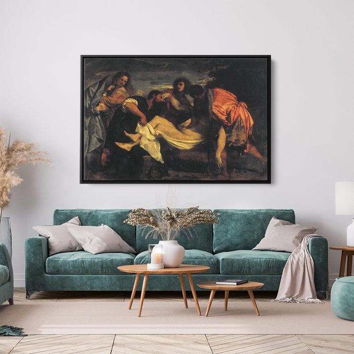 Entombment of Christ by Titian - Canvas Artwork