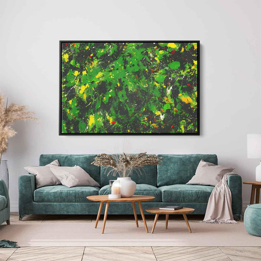 Green Abstract Splatter #103 - Kanvah