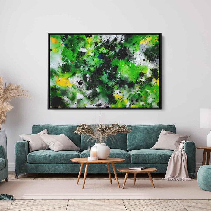 Green Abstract Splatter #117 - Kanvah