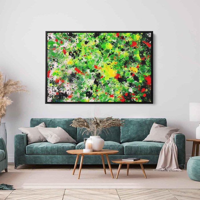 Green Abstract Splatter #136 - Kanvah