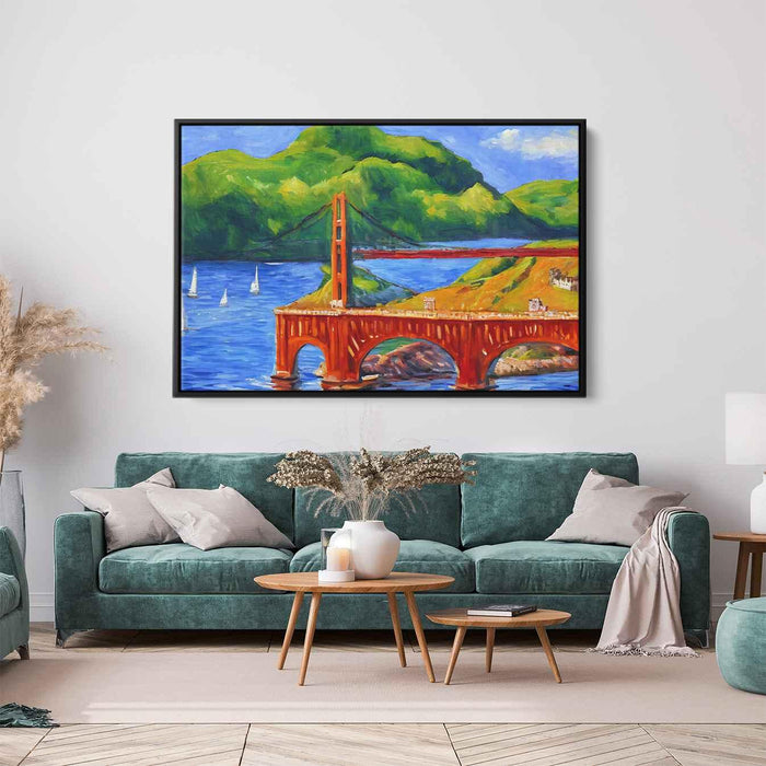 Impressionism Golden Gate Bridge #111 - Kanvah