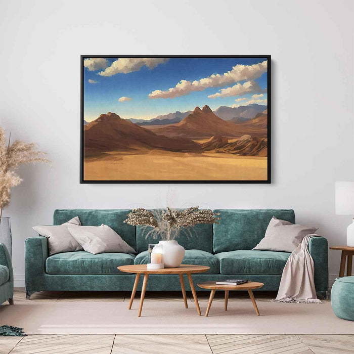 Line Art Desert Mountains #124 - Kanvah
