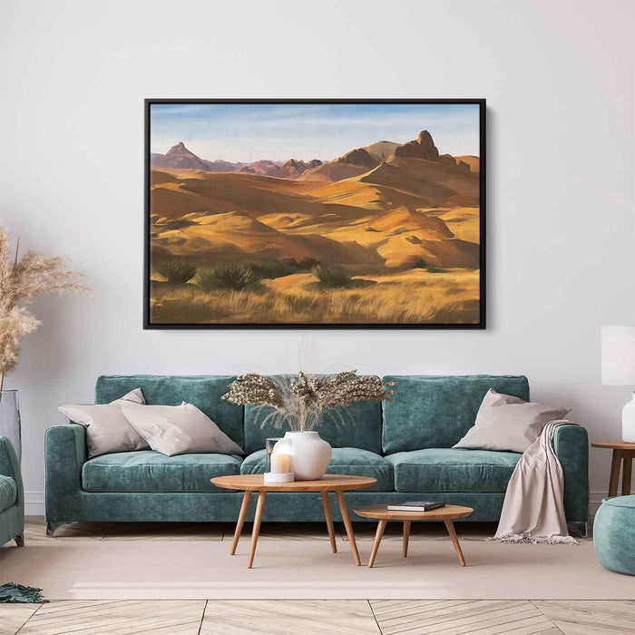 Line Art Desert Mountains #134 - Kanvah