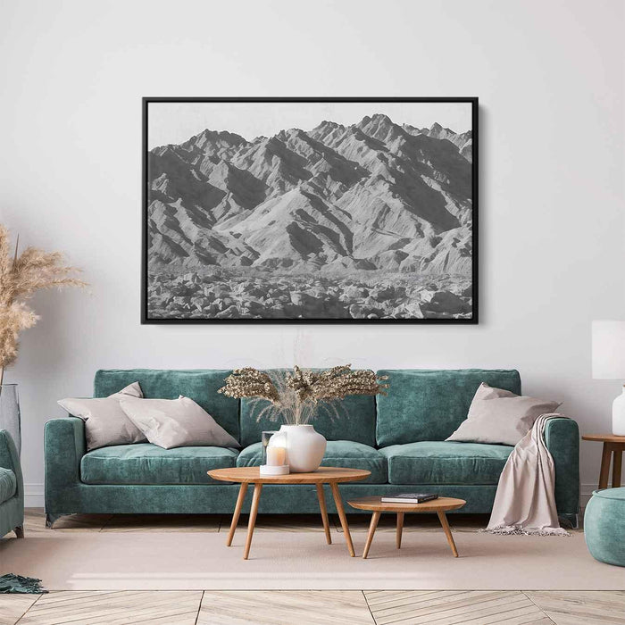 Line Art Desert Mountains #136 - Kanvah
