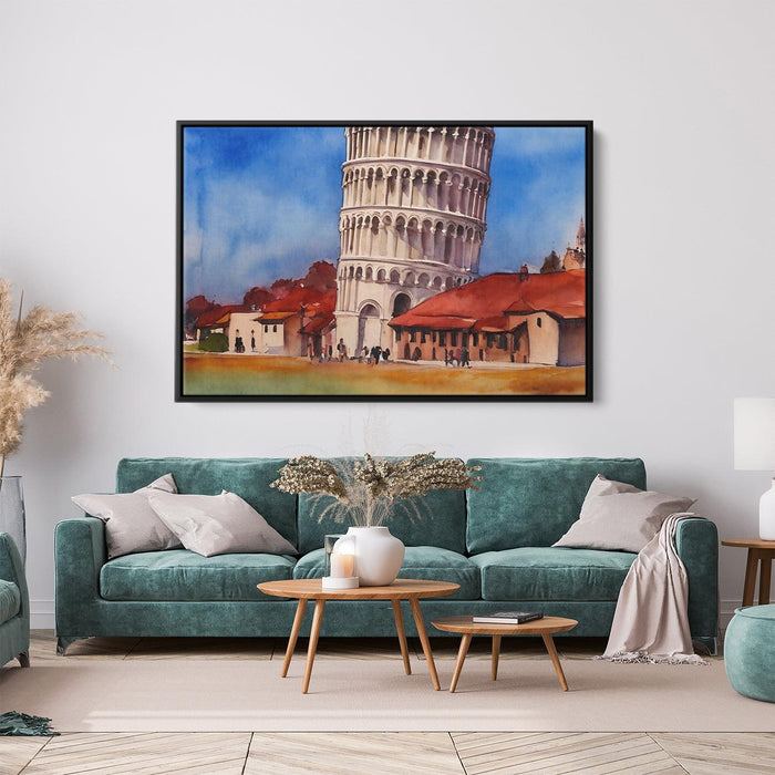 Watercolor Leaning Tower of Pisa #122 - Kanvah