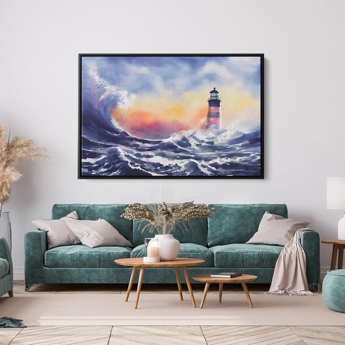 Watercolor Lighthouse #122 - Kanvah