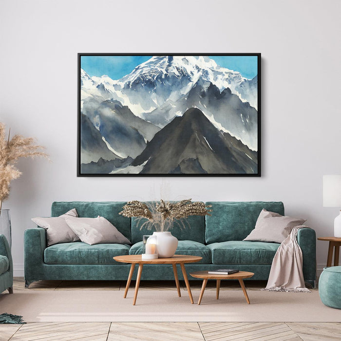 Watercolor Mount Everest #122 - Kanvah