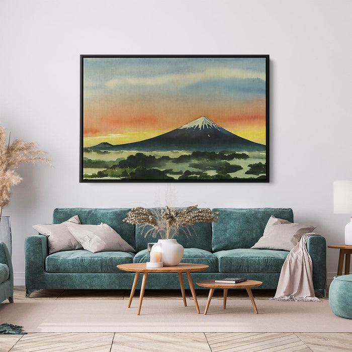 Watercolor Mount Fuji #122 - Kanvah