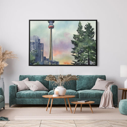 Watercolor CN Tower #122 - Kanvah