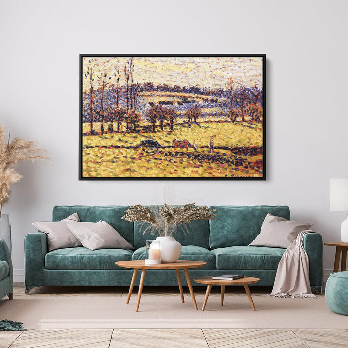 Meadow at Bazincourt by Camille Pissarro - Canvas Artwork