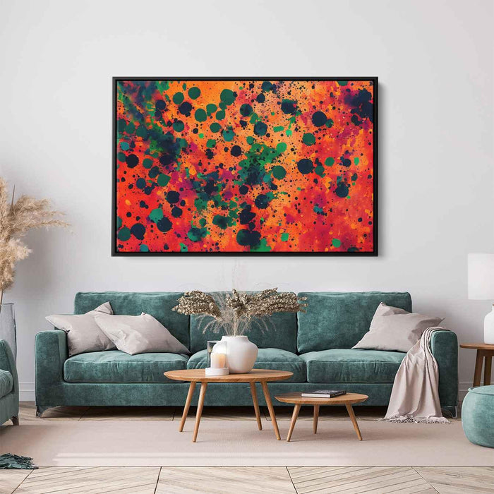 Orange Abstract Splatter #117 - Kanvah