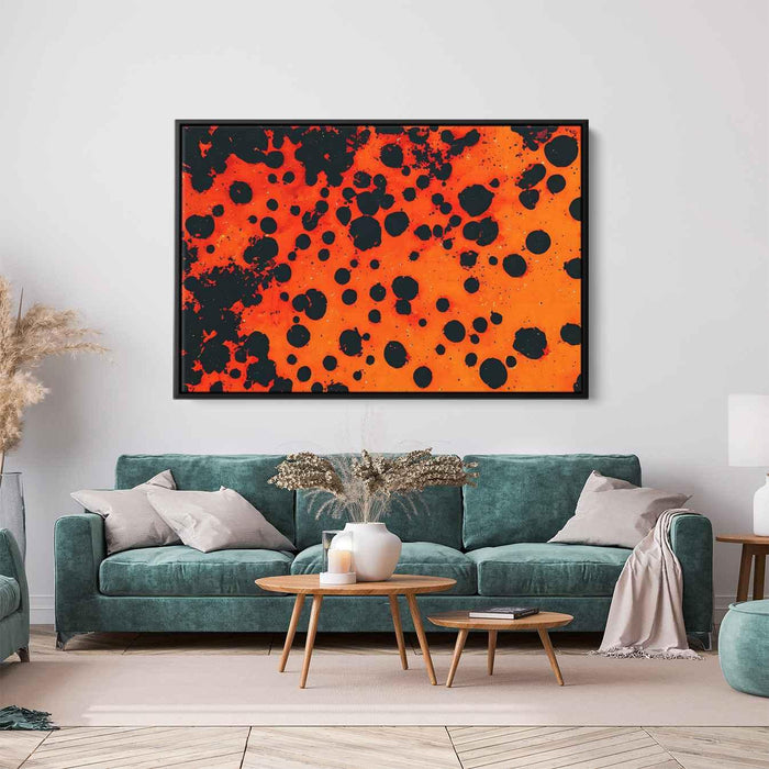 Orange Abstract Splatter #118 - Kanvah