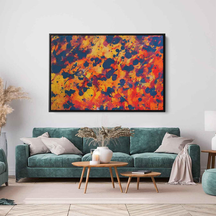 Orange Abstract Splatter #124 - Kanvah