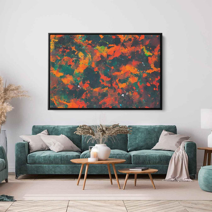 Orange Abstract Splatter #136 - Kanvah