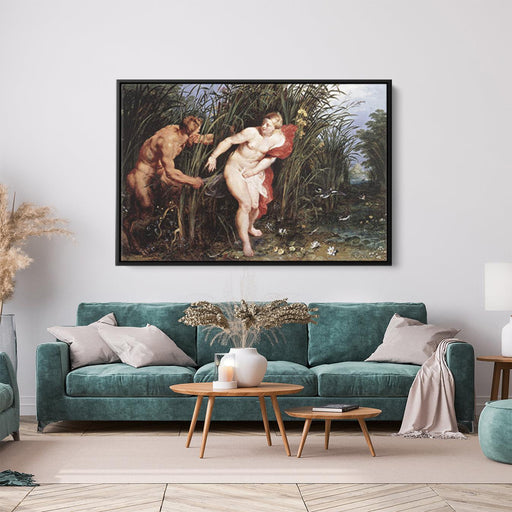 Pan and Syrinx by Peter Paul Rubens - Canvas Artwork