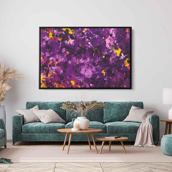 Purple Abstract Splatter #128 - Kanvah