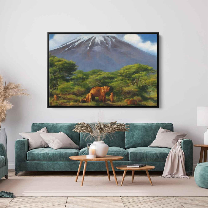 Realism Mount Kilimanjaro #133 - Kanvah